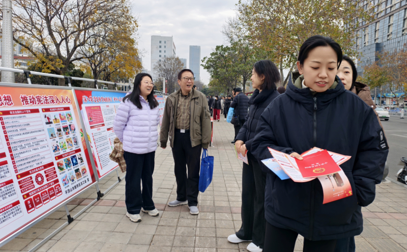 新华区总工会积极开展“12.4”宪法宣传日活动